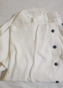 White Lace Trim Top