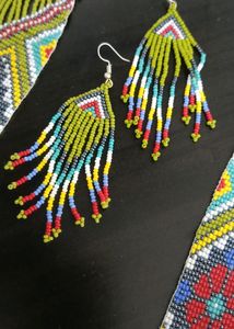 African Style Seed Beads Necklace