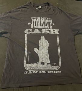 H&amp;M Johnny Cash Graphic Tee SIZE