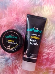 MCaffeine coffee face mask and scrub ✨💗