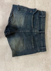 Denim Mini Skort