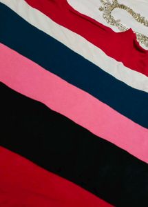Candy Striped Crop Top