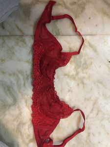 Red Lace Bra