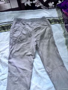Beige Max Jogger Pants Casual Comfort Drawstring