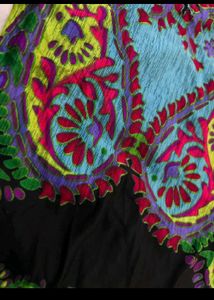 Black Boho Buttersoft Top