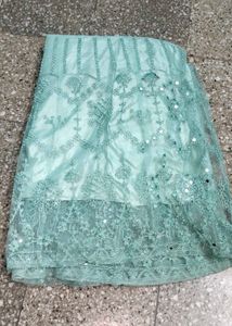 Mint Sequin Embellished Outfit