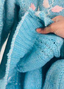 Vintage Floral Embroidered Cardigan