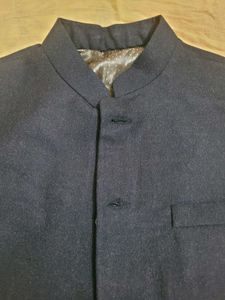 Sleeveless grey Ethnic Jacket