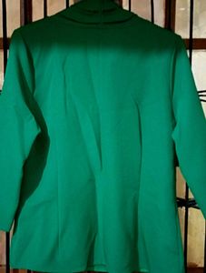 Emerald Green Cowl Neck Top