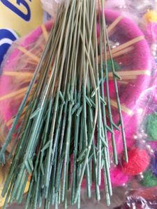 Pack of 20 DIY Gren Flower Making Wire with Thorne