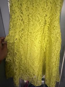 Yellow Lace Dress