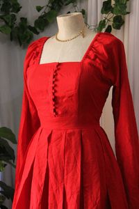 Retro Red Mini Dress