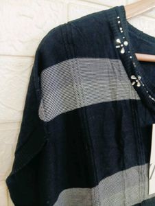 Striped Top with Embellishments