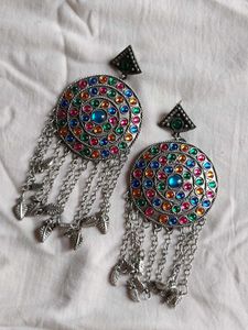 Colorful Afghan Earrings