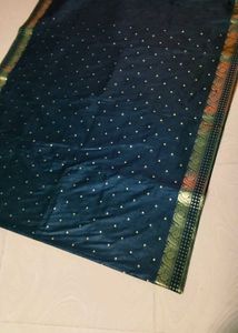 Multi Colour Pure Silk Saree