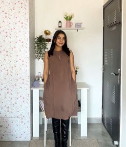 Brown Shift Dress(Size - S)