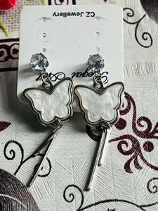 Elegant Butterfly Dangle Earrings