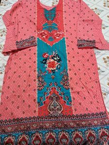 3pc Cotton Suit Pink