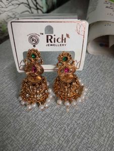 Auntic Rich Jewellery Jhumka Earrings.5  a