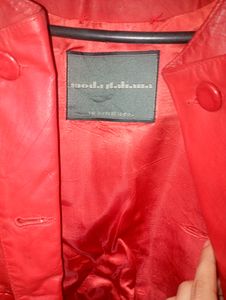 Red Leather Jacket | Winterwear