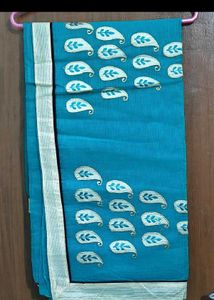 Khat Saree - Sea Green