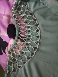 Pistachio Colour Kurti