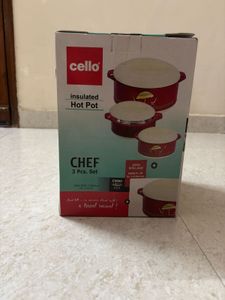 🆕Cello Chef 3 pcs Insulated Hot Pot Casserole
