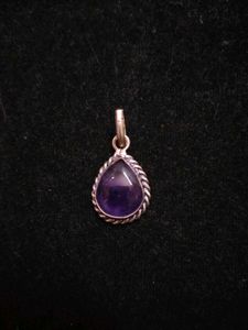 Amethyst Teardrop Pendant