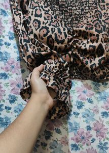 Leopard Print Crop Top
