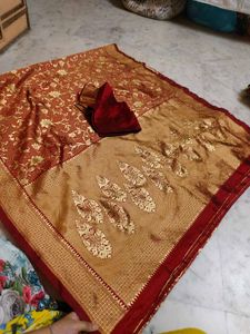 Elegant Saree with Blouse Piece