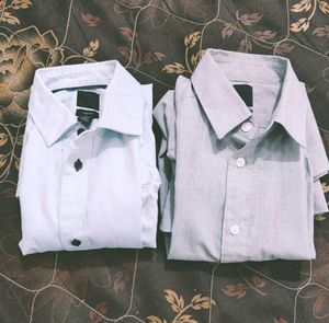 Combo of 2 H&M Shirts. Grey and Blue.