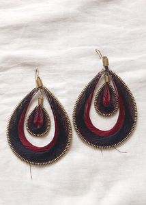 Handcrafted Thread Earrings, Minimalist Chic!