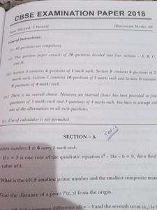 CBSE Math Class 10 Question Bank