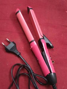 Nova Noble 2-in-1 Hair Straightener &amp; Curler