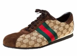 Classic Gucci GG Web Sneakers. Monogram 2005