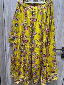 Short kurta with flared Pallazo