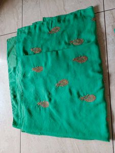 Saree With Blouse 💚