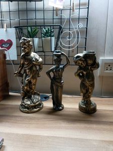Vintage Candle Stand Set Of 3