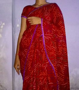 Red Saree