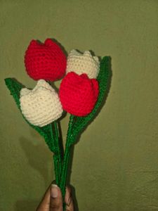 Crochet Tulip Bouquet