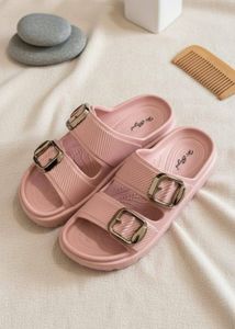 Pink Buckle Sandals