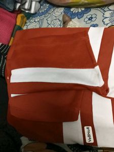Brown&amp;White Half Hands T-Shirt In Good Condition