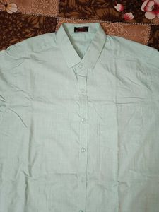 Cotton Light Green Shirt