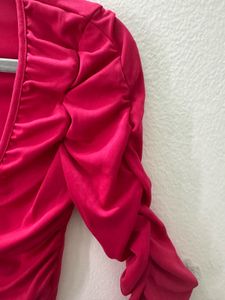 Pink Fitted Top