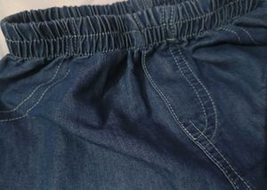 Kids Denim Capri Pants - Size Unknown