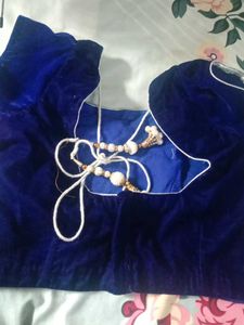 Velvet Blouse. Non Padded