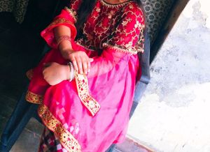 Frock Set With Tulip Salwar
