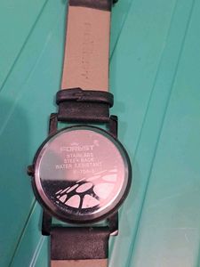 Black Strap Mens Watch