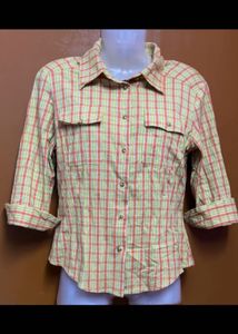 Plaid Button-Down Shirt