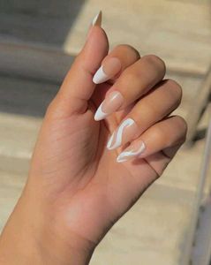 Long French Nails